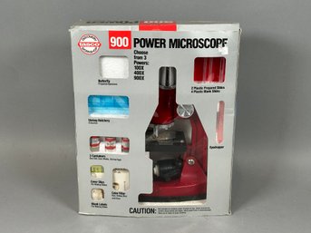900 Power Microscope In Original Box