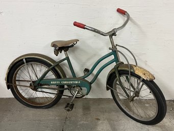 Circa 1940's Huffy Convertible Girl's Bike