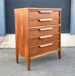 Mid Century Johnson Carper Tallboy Dresser