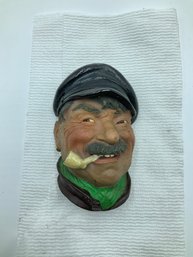 Chalkware Man With White Pipe