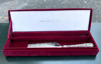 A Silver Plated Cake Knife By Godinger - In Original Box