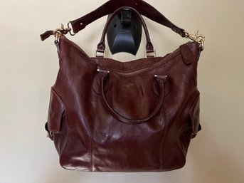Chocolate Brown Leather DKNY
