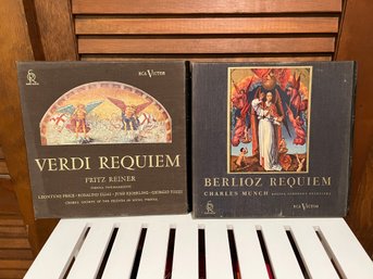 Two Requiem Vintage Vinyl LP Sets