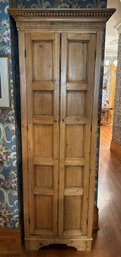 Vintage Solid Wood Lingerie Chest With Glass Interior Walls