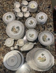 2nd Vintage AMERICAN LIMOGES 'CHATEAU FRANCE' PORCELAIN DINNER SERVICE- 98 Additional Pieces