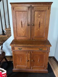 Unusual Antique Drop Front Desk