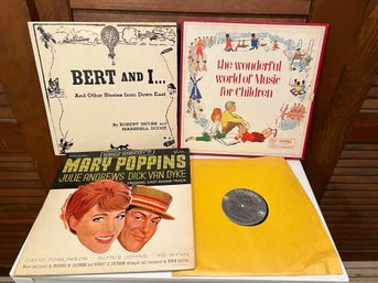 Four LP Vintage Vinyl Records - Kids & Humor