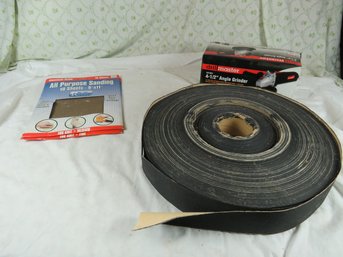 Drill Master Angle Grinder And Sandpaper