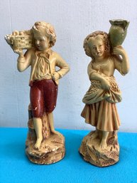 French Chalkware Figurines