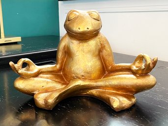 A Gilt Buddah / Frog Sculpture