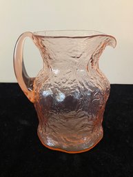 Clear Colored Designed Pitcher