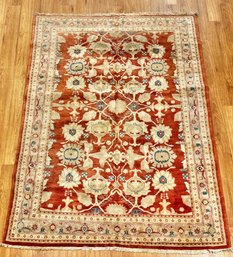 Beautiful Finely Made 6 X 9 Turkish Area Rug