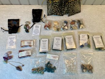 Bagged Collection Of Small Polished Gems & Minerals