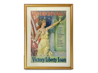 An Antique Liberty Bond Poster 1919