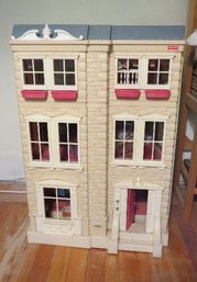 A New York City Brownstone Vintage Dollhouse With Furnishings