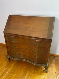 Mahogany Secretary Desk By Maddox Furniture 36x21x41.5