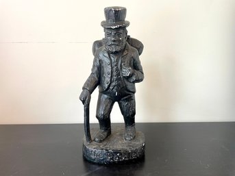 Austin Products 'The Peddler' Sculpture, Dated 1969