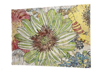 Tim Coffey Contemporary Floral Canvas Print