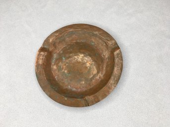 VINTAGE ARTS & CRAFTS MISSION COPPER ASHTRAY CATCH-ALL TRAY