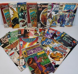 Marvel Comics- Battlestar Galactica, Air Raiders 1st Issue, Captain Britian, Blade, Blaze & Much More. Lot-TCG