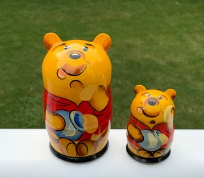 Winnie The Pooh Nesting Dolls ~ 2 Sets ~