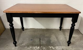 Custom Made Country Table With Hardwood Top