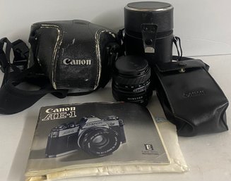 Cannon AE-1 W/ Accessories