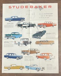 Original 1957 Studebaker Advertisement Pamphlet