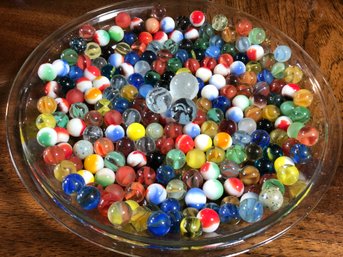 Huge Lot Of Vintage / Antique Marbles - Comes With Three Shooters - Many Different Styles - Cool Group !