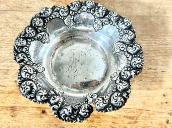 Stelring Silver Repousse Bowl