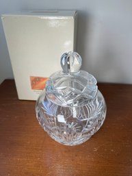 Crystal Lidded Jar
