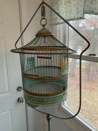 Antique Bird Cage With Stand