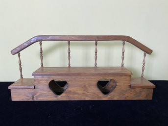 Decorative Wood Heart Stand