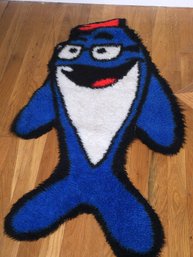 Super Rare Vintage 1960s / 1970s STARKIST / CHARLIE THE TUNA Advertising Throw Rug - Sells $150-$200 Online