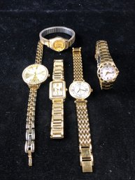 Gold Tone Bracelet Watches