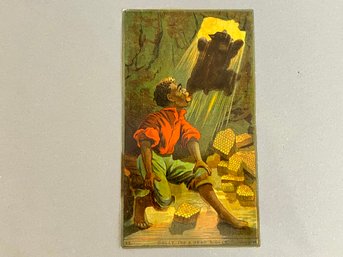 Black Americana Antique Artwork Card