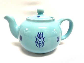 Vintage MCM Dutch Blue Teapot By Cameron Clay