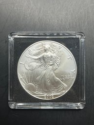 Unciruclated 2002 American Eagle Silver Dollar