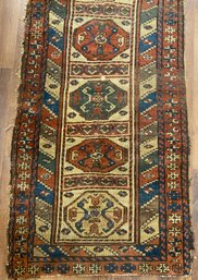 9 Ft 1920's Kazak Runner