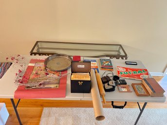 Table Lot Of Misc Items