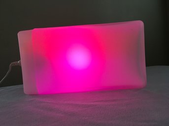 (1 OF 2) VINTAGE MATHMOS MOBILES MODERN 'TUMBLER FAZE' COLOR CHANGING LIGHT LAMP, RECHARGEABLE