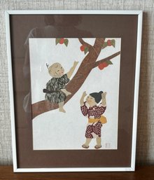 Vintage Japanese Paper Cut Collage - Gorgeous