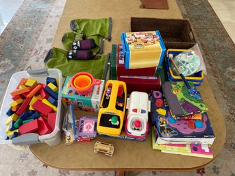 Lot Of Children's Toys, Blocks, And Games