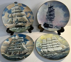 4 Limited Edition Danbury Mint Plates