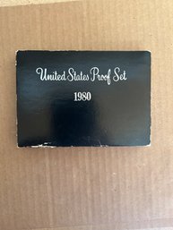 Beautiful 1980 US Mint Proof Set In Box