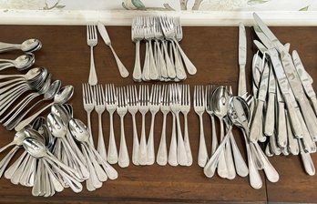 A Large Collection Of Reed & Barton 18/10 Stainless Flatware - Grand For Parties Or Events!