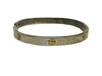 Childs Sterling Screw Bangle