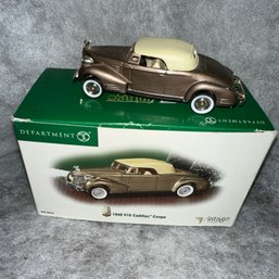 Dept 56 Vintage Car V-16 Cadillac Coupe New In Box