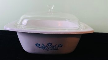 Vintage Corning Ware Blue Cornflower 4 Qt Dutch Oven