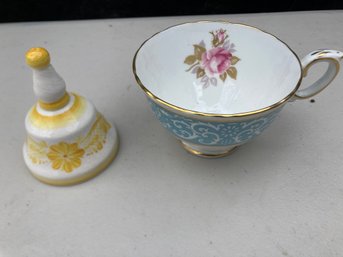 A Bell And A Cup Of Tea- Cup Bone China Staffordshire